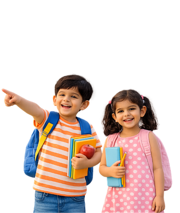 Happy kids at Edujoy Preschool